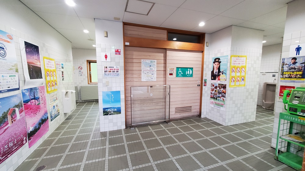 道の駅サロマ湖　トイレ入口