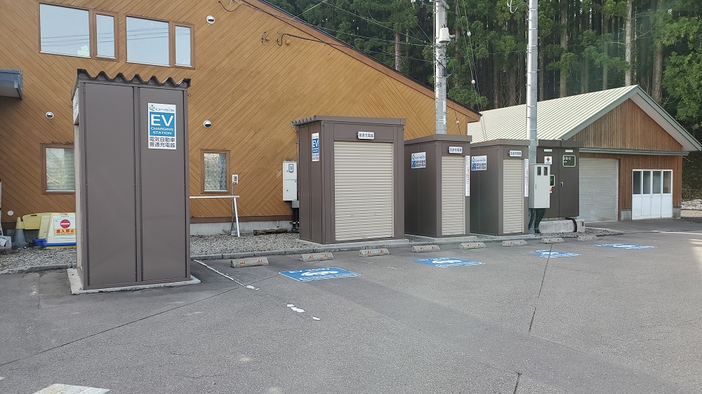 道の駅あっさぶ　急速充電器