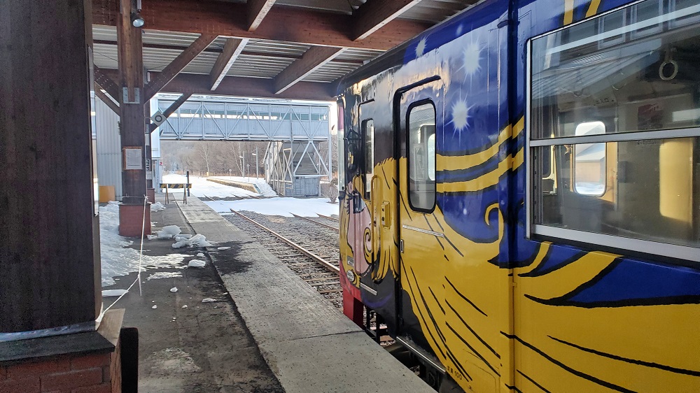 道の駅オーロラハウス93りくべつ　りくべつ鉄道　999