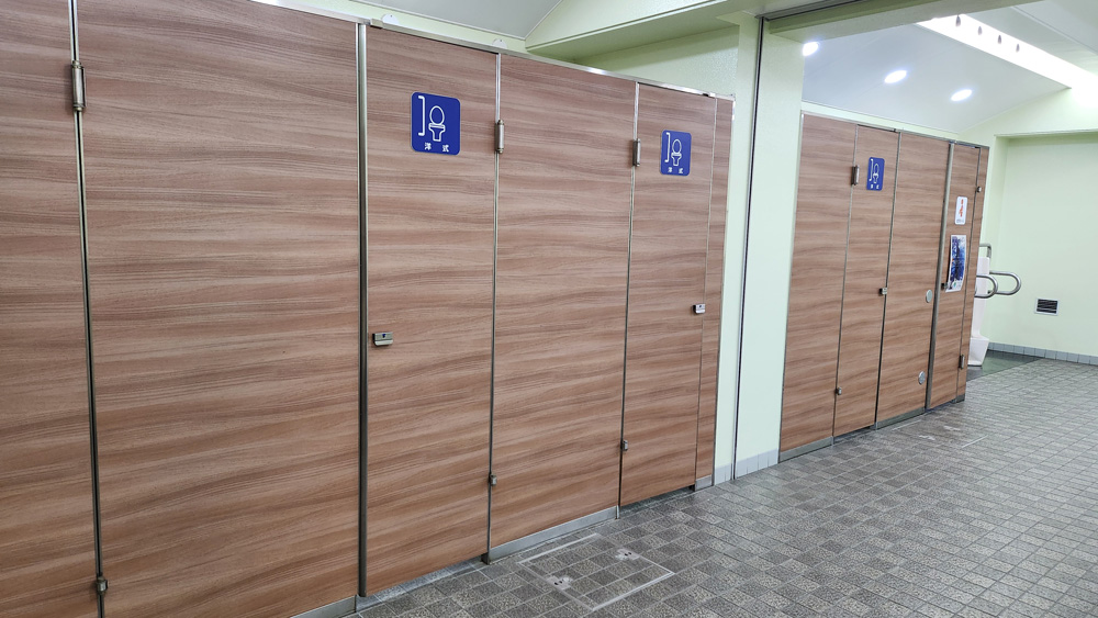 道の駅おんねゆ温泉　トイレ