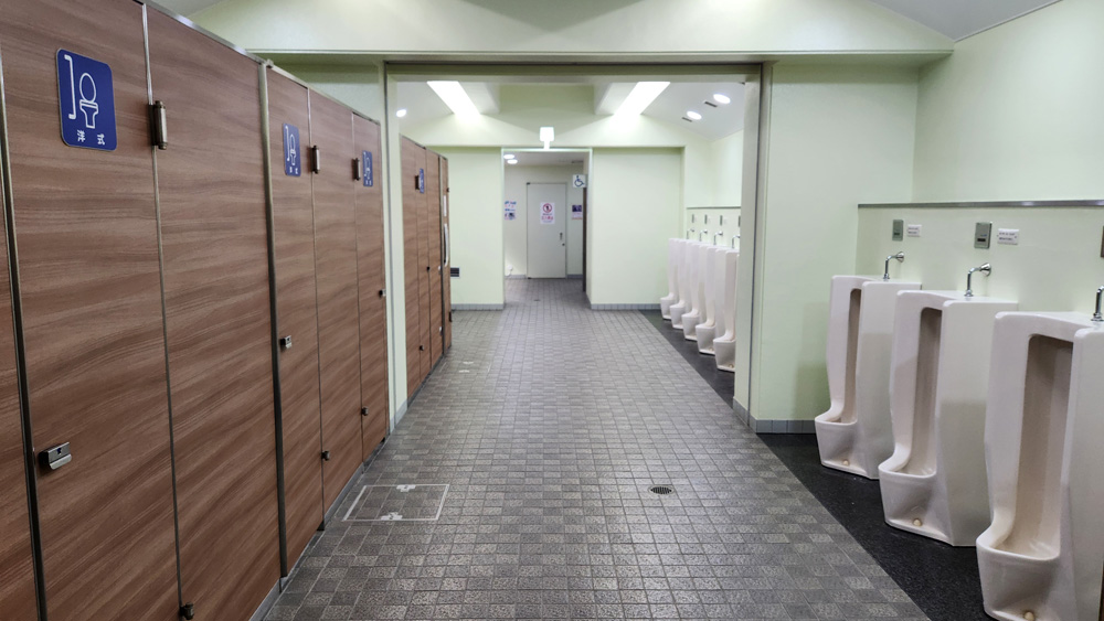 道の駅おんねゆ温泉　トイレ